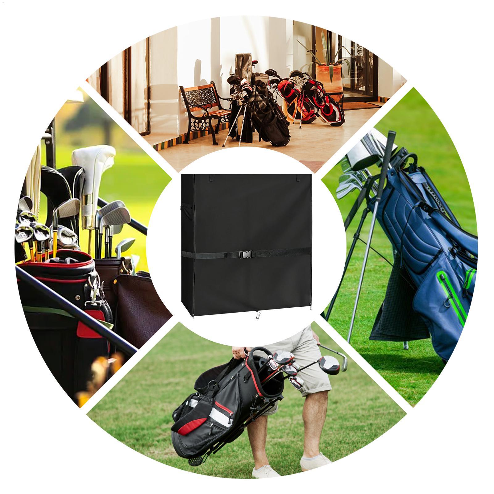 Golf Equipment Garage Organizer - 골프 스탠드 백 레인커버 옥스포드 가제