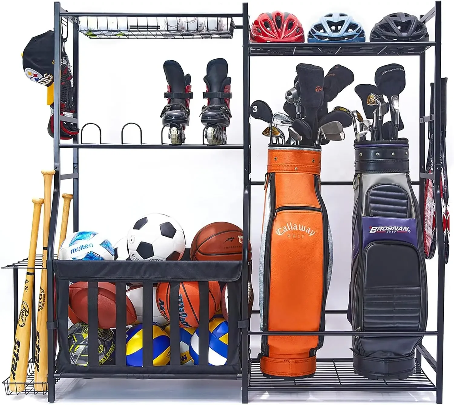 Golf Equipment Garage Organizer - 차고 스포츠 용품 정리함 골프백 스탠드