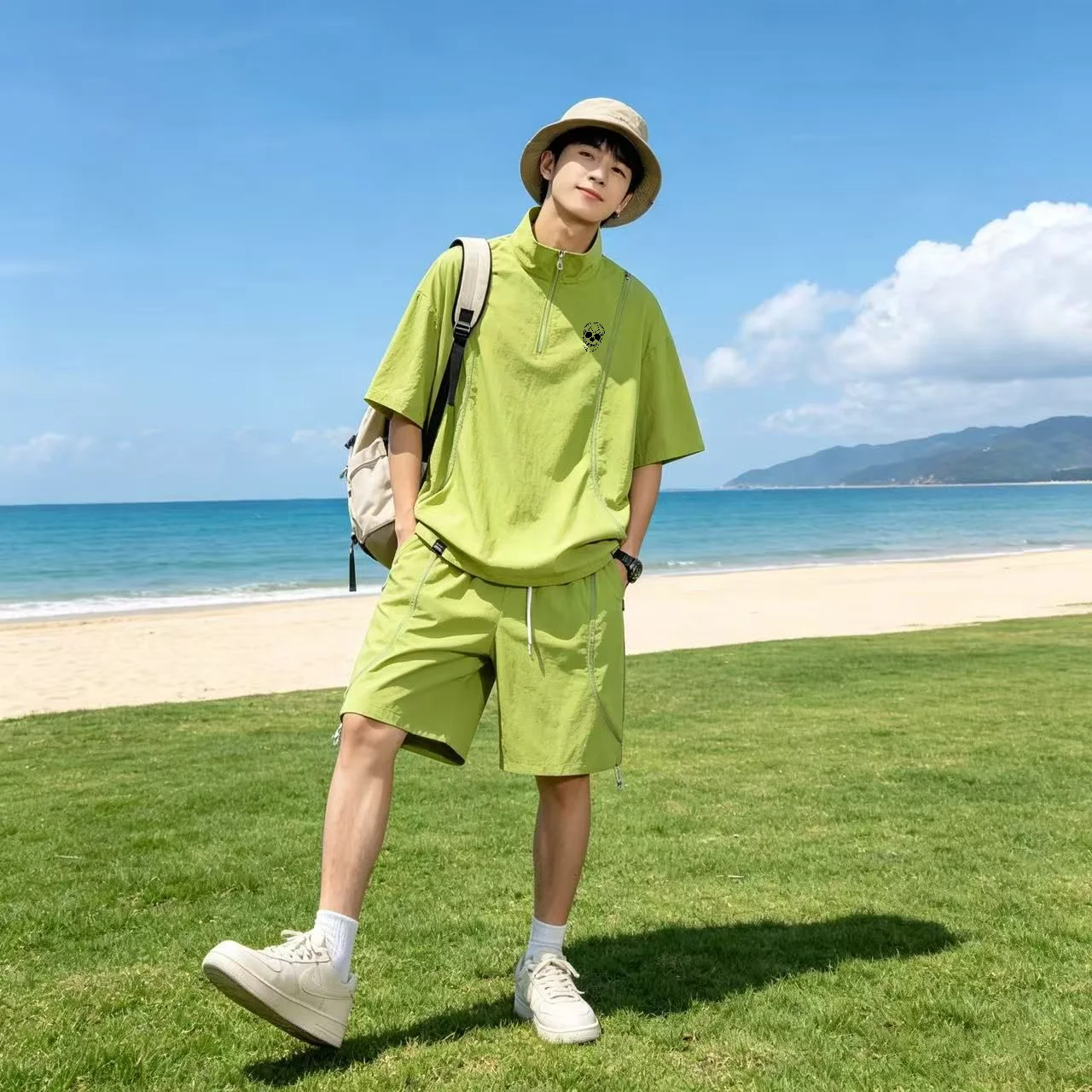 여름 남녀 햇빛 차단 골프웨어 커플 상의 및 반바지 세 - Golf Equipment Sales 리뷰 및 가격