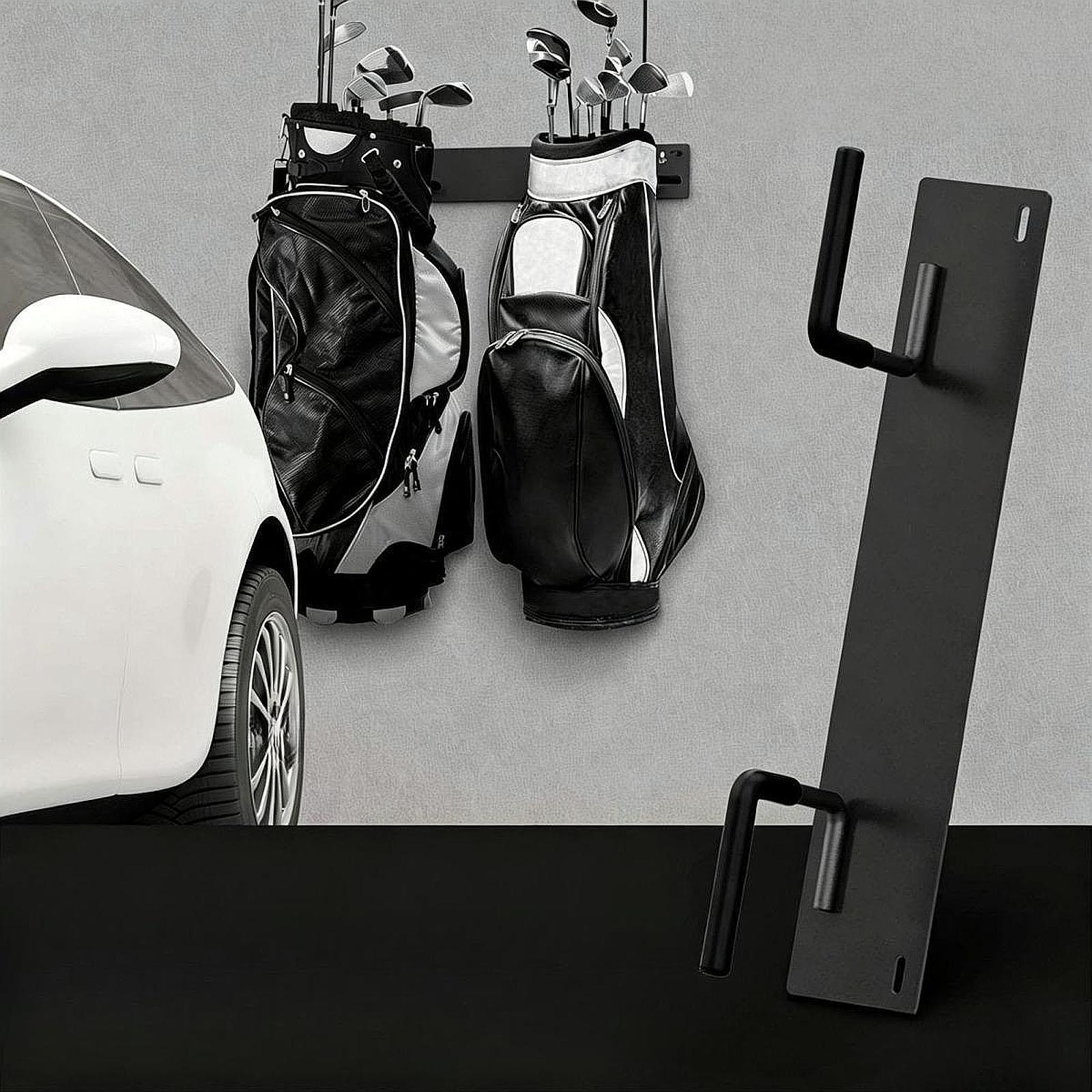 골프백 걸이형 정리대, 고무 보호 후크가 있는 벽걸이형 - Golf Equipment Garage Organizer 리뷰 및 가격