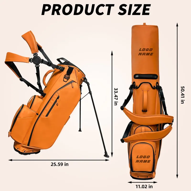 ASL 골프 스탠드백 방수 PU 가죽 대용량 탈부착 포 - Golf Equipment Logos 리뷰 및 가격