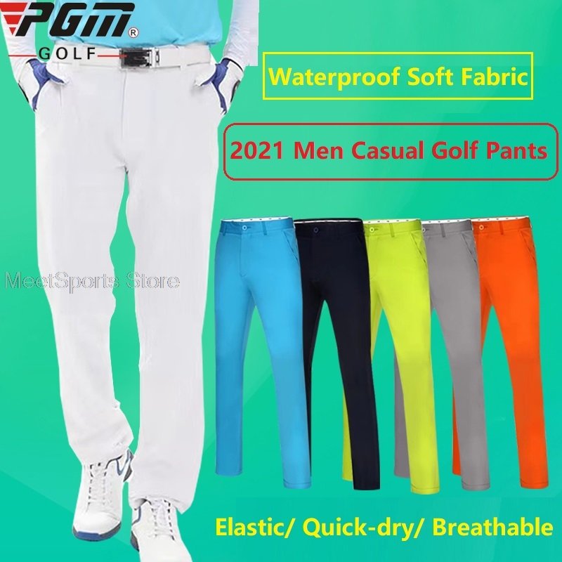 Pgm-고탄력 슬림 핏 골프 바지 남성용, 스포츠 웨어 - Golf Equipment Sales 리뷰 및 가격