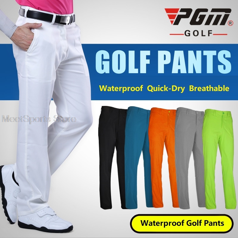 Pgm-고탄력 슬림 핏 골프 바지 남성용, 스포츠 웨어 - Golf Equipment Sales 리뷰 및 가격