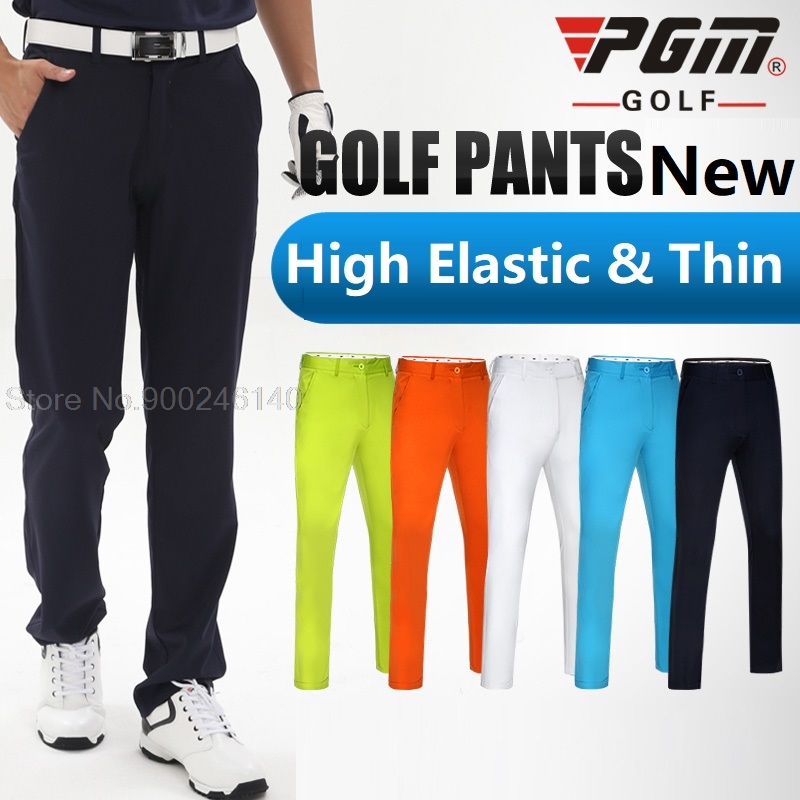 Pgm-고탄력 슬림 핏 골프 바지 남성용, 스포츠 웨어 - Golf Equipment Sales 리뷰 및 가격