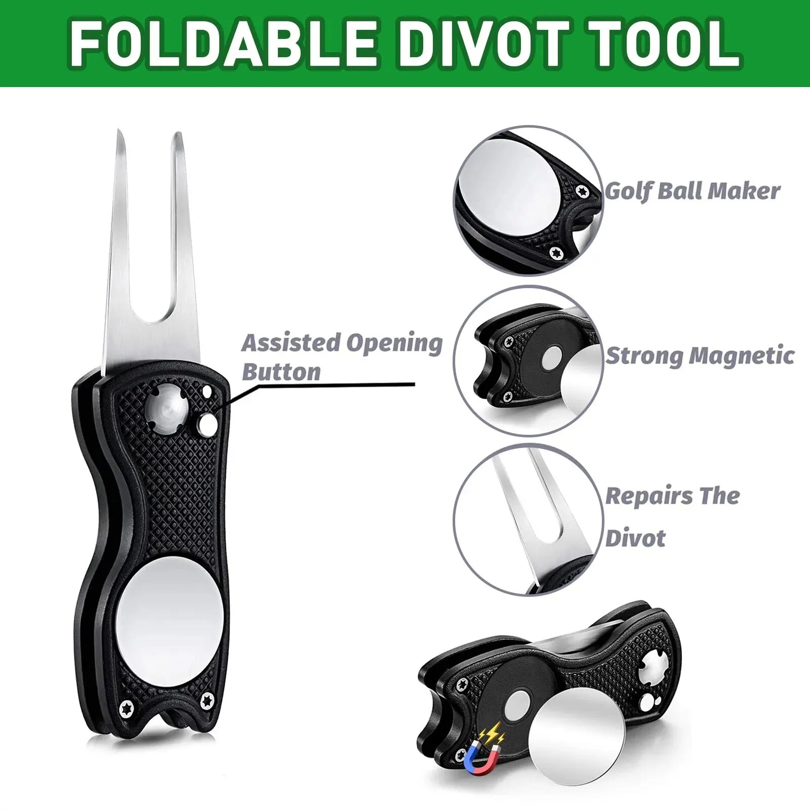 골프 클럽 브러시 및 타월 클리너 완전 세트, 듀얼 사 - Golf Equipment Sales 리뷰 및 가격
