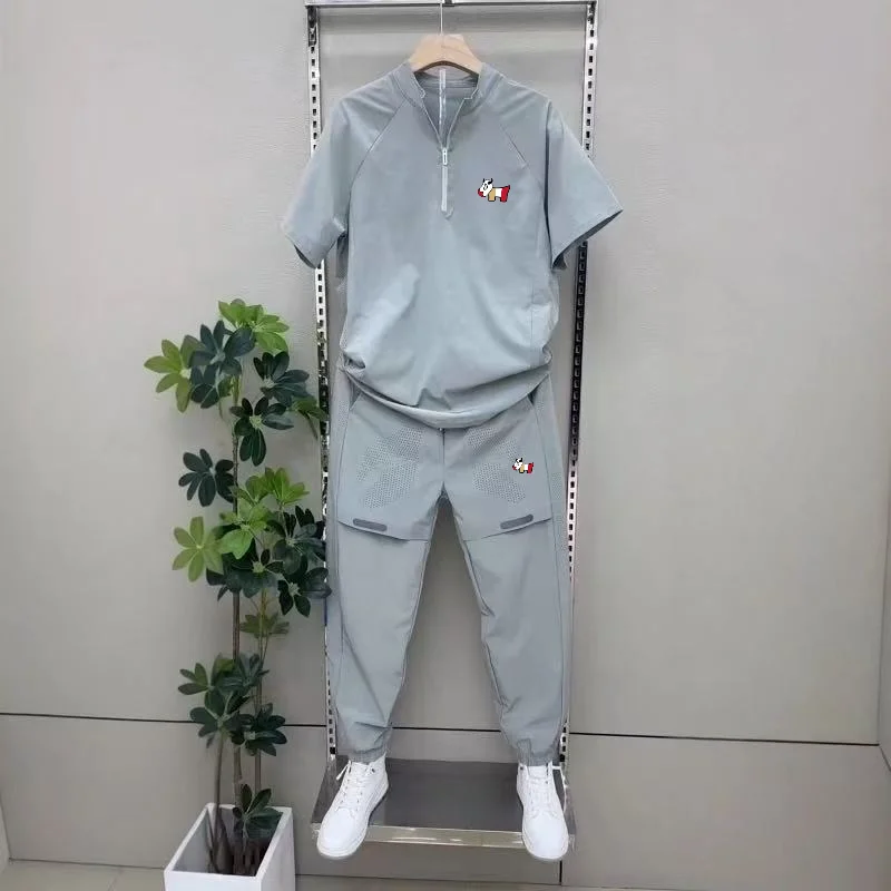 남성용 골프웨어 골프 티셔츠 및 속건성 바지 2피스 슈 - Golf Equipment Sales 리뷰 및 가격