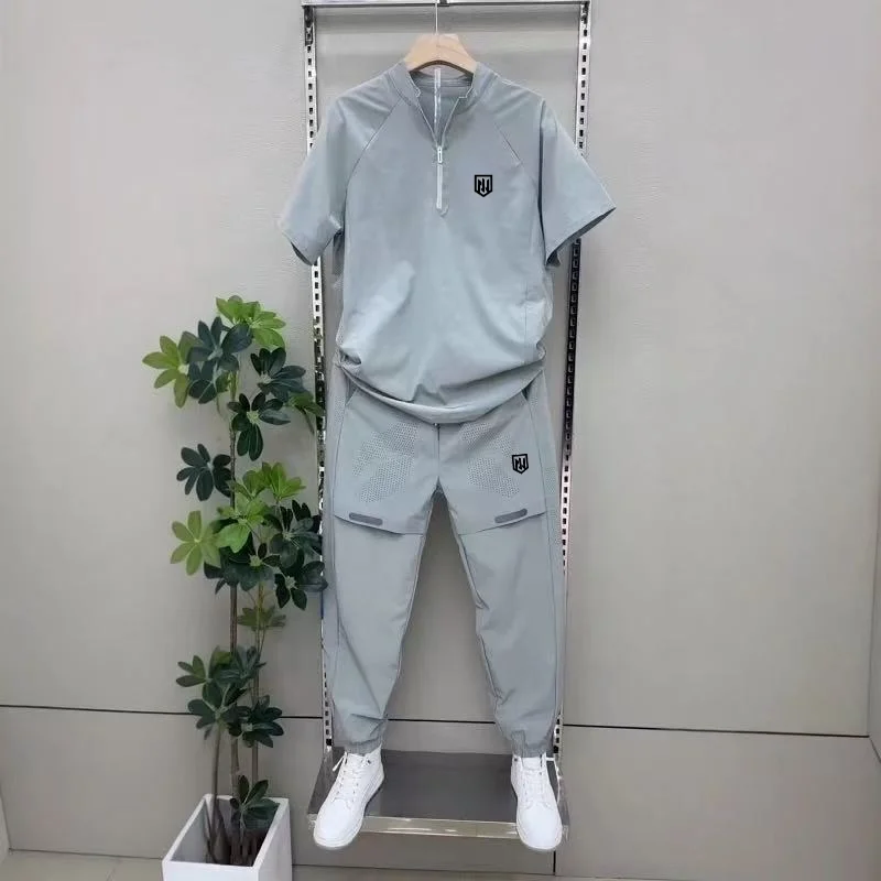 남성용 골프웨어 골프 티셔츠 및 속건성 바지 2피스 슈 - Golf Equipment Sales 리뷰 및 가격
