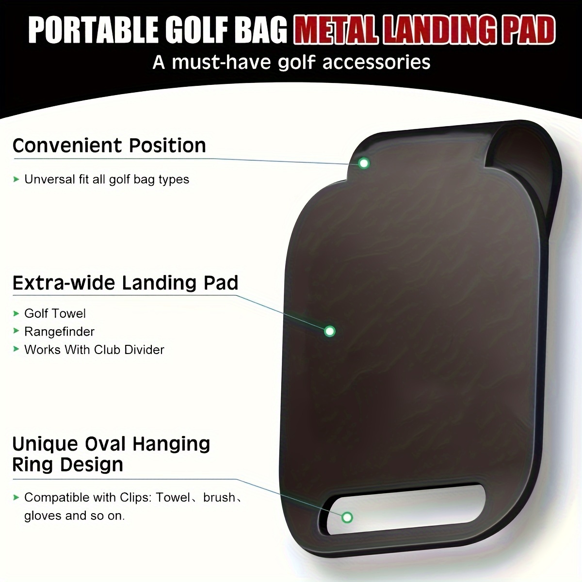 마그네틱 골프 타월, 골프 거리 측정기, 골프 플라스크 - Golf Equipment Holder 리뷰 및 가격
