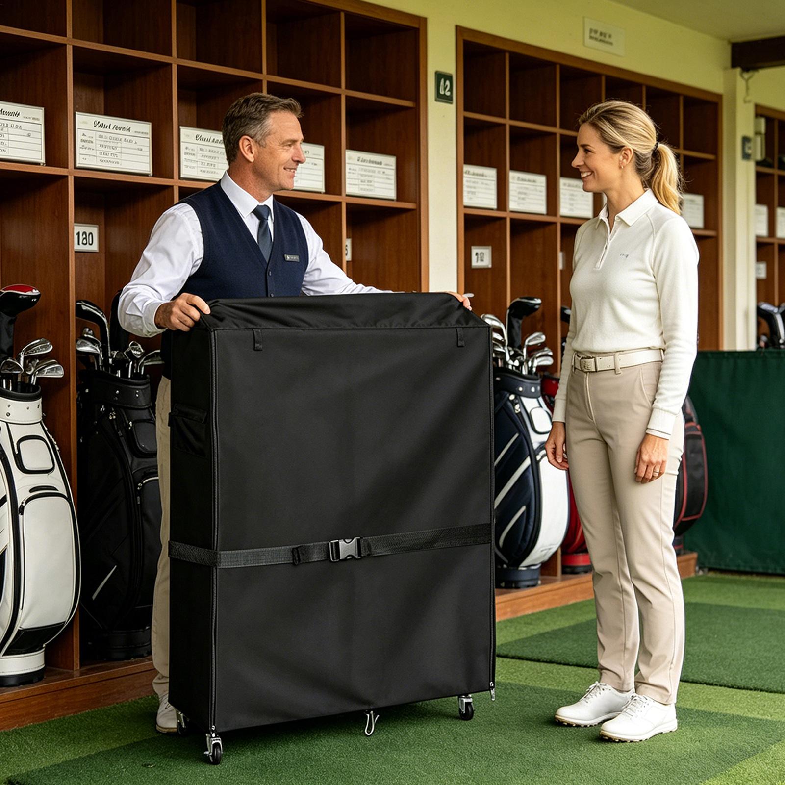 골프 가방 보관 커버 옥스포드 방진 방수 차고 정리함  - Golf Equipment Garage Organizer 리뷰 및 가격