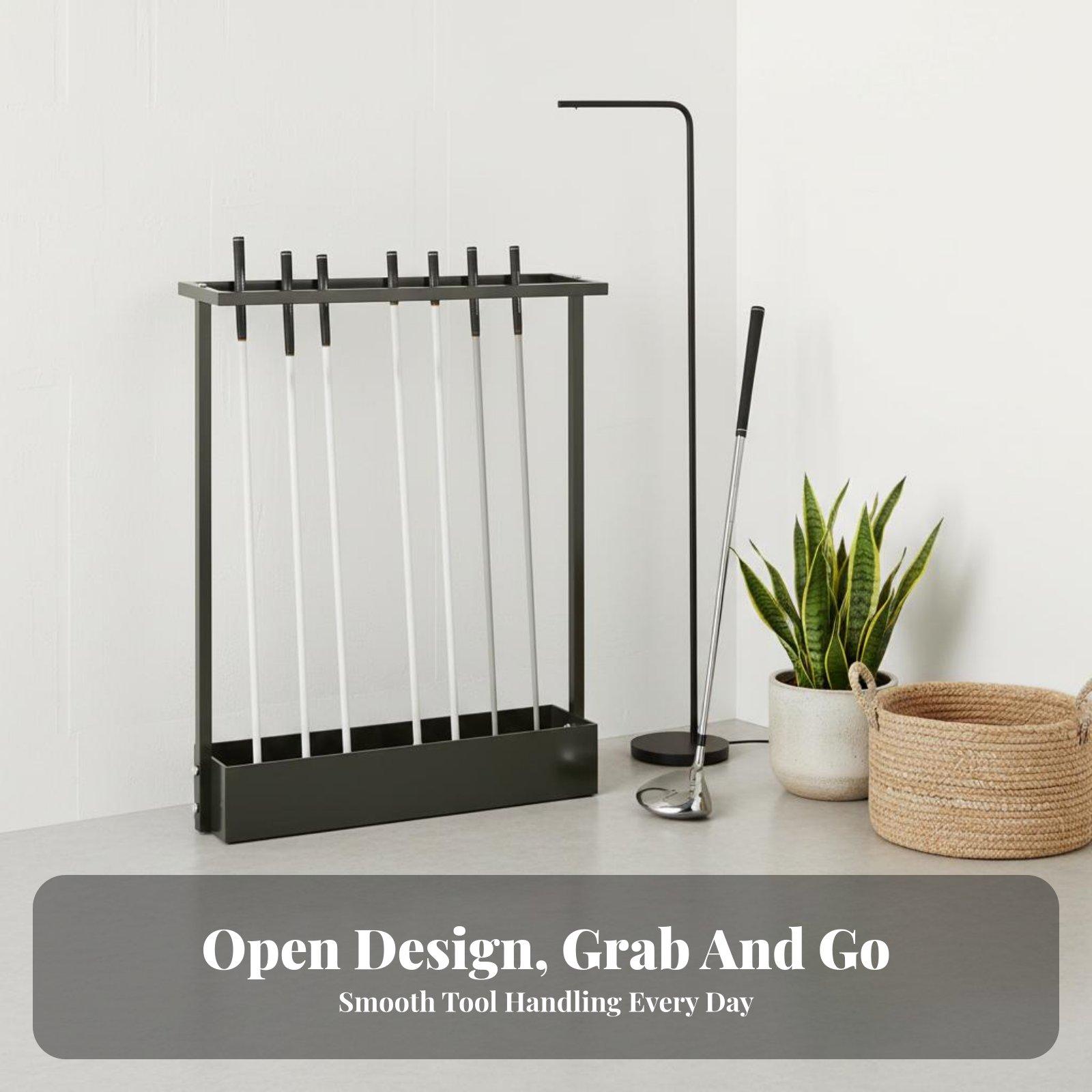 9개의 골프 클럽을 보관할 수 있는 골프 클럽 거치대, - Golf Equipment Garage Organizer 리뷰 및 가격