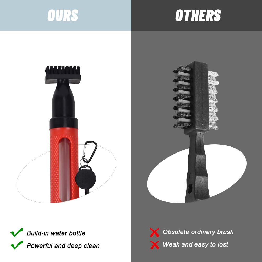 골프 클럽 청소 브러시(후크 포함) 휴대용 압력 물 분 - Golf Equipment Holder 리뷰 및 가격