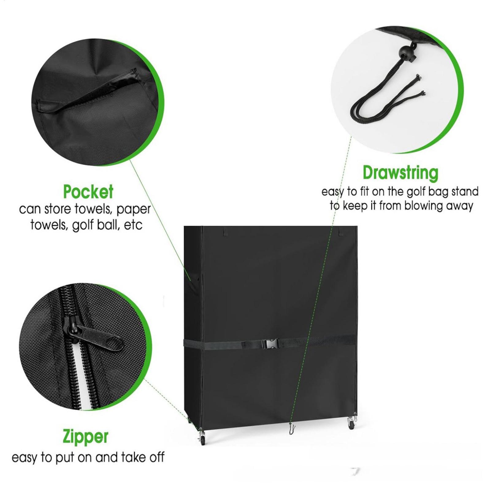 골프백 스탠드 커버 옥스포드 방수 보호 커버 골프백 보 - Golf Equipment Garage Organizer 리뷰 및 가격