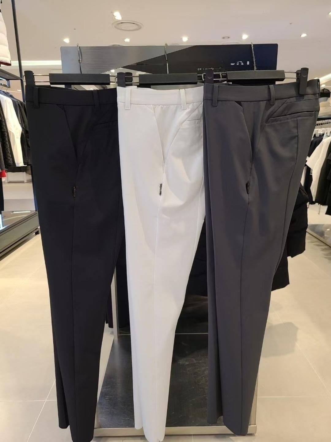 남성용 골프 스트레이트 레그 롱 팬츠 심플 비즈니스 스 - Golf Equipment Sales 리뷰 및 가격