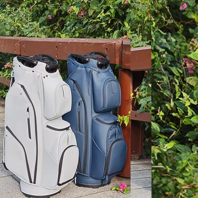ASL 골프 14분할 방수 PU 가죽 골프 카트백 맞춤 - Golf Equipment Logos 리뷰 및 가격